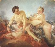 Francois Boucher The Education of Amor (mk08) oil